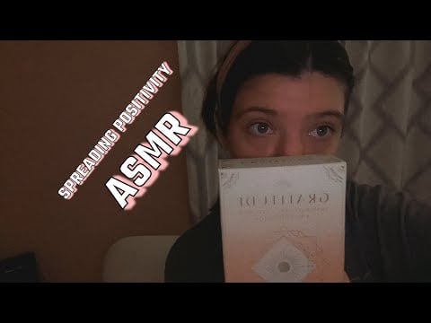 ASMR | Practice Gratitude with me | Happy triggers | hand movements, light triggers, affirmations
