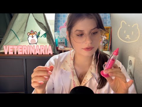 Asmr soy veterinaria de tu gato 🐱(#asmrenespañol #asmrroleplay)