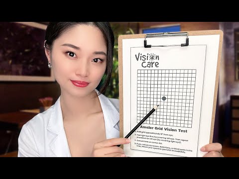 [ASMR] Eye Doctor Treats Your Eyestrain