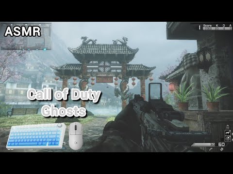 [ASMR COD Ghosts] chill 1 hour gaming sesh ♡ keyboard & mouth sounds