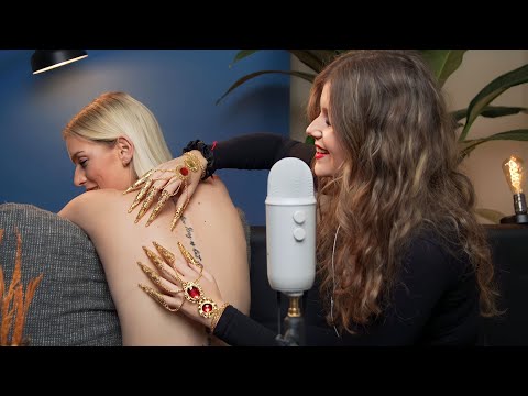 Real Person Back Tracing ASMR | die intensivste Rücken-Verwöhnung | Massage, Scratching deutsch