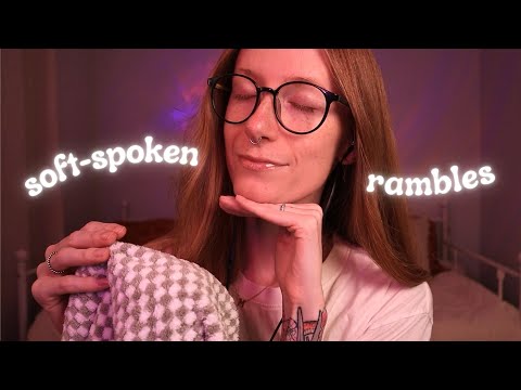 Soft-spoken ASMR | Rambles for a cozy evening 🌙 (vids, co-working & books)