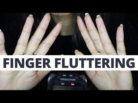 ASMR FINGER FLUTTERING SOUNDS (NO TALKING)