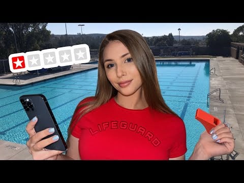 ASMR Roleplay | Worst Rated Lifeguard Interviews You 🛟❤️⛱️