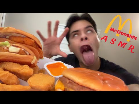 my first ASMR MUKBANG mcdonalds