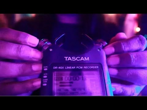 ASMR Tascam Mic Scratching and Tapping (No Talking)