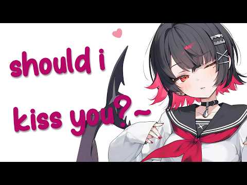 "Are You Staring?" 🖤 Your Hot Bully Forces You To Kiss Her... And Falls For You HARD [ASMR RP] [F4M]