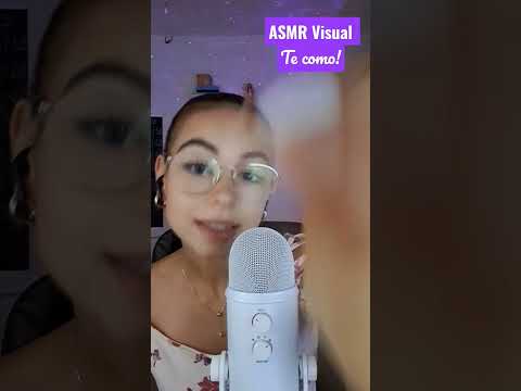 ASMR VISUAL TE COMO!🥄😋 | Mouth sounds + visual | #shortasmr  | ASMR español para dormir | Pandasmr