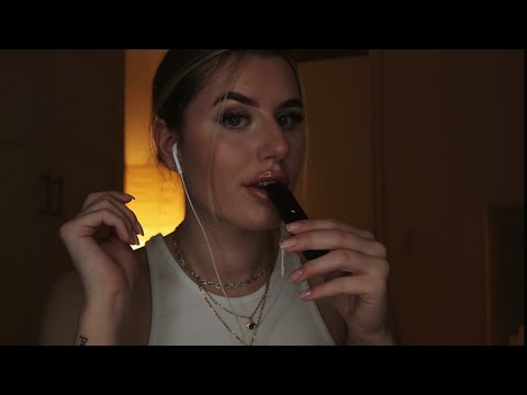 ASMR long random talk with vaping sounds🤍