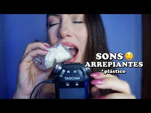 ASMR Sons de Plástico que Derretem seu Cérebro (tascam no máximo)