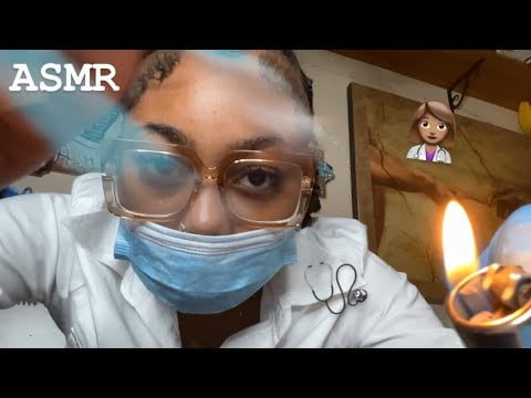 ASMR| Something In Your Eye, Chaotic Doctor Roleplay 🩺👩🏽‍⚕️