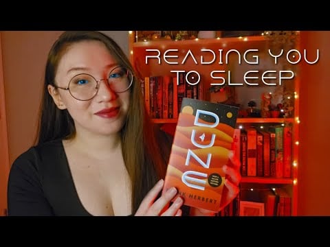 ASMR 📚 Reading You to Sleep with DUNE 🏜️ Soft Spoken + Page Flipping