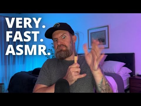 ASMR Fast Aggressive Random Triggers | No Talking