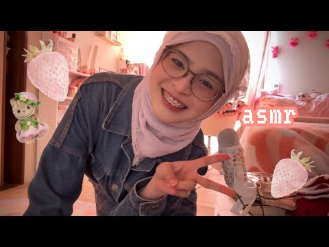 Pack With Me ASMR 🍓🐰 40 MIN Cozy Whispers & Fabric Sounds ✧˖°