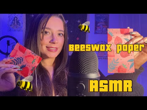 ASMR NEW TRIGGER ( extremely tingly ) BEEZWAX WRAP … no talking except the intro 💗