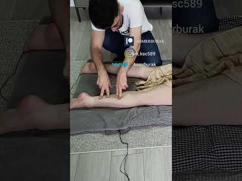 THE MOST EFFECTIVE MASSAGE TECHNIQUES FOR HAMSTRING MUSCLES #satisfying #relaxing #asmr #shorts