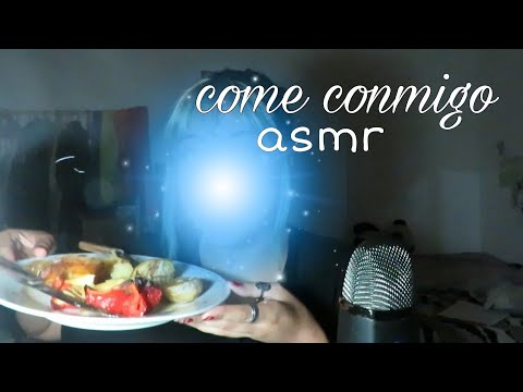 asmr comiendo cerca del microfono