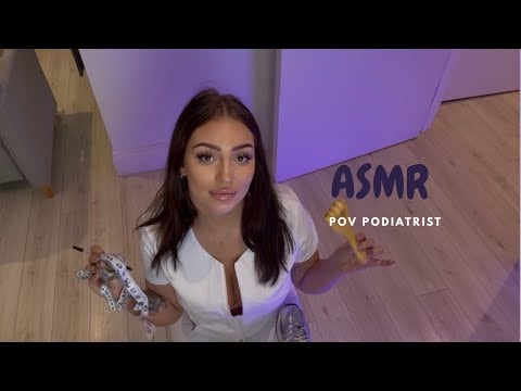 ASMR POV Flirty Podiatrist Fixes Your Feet 