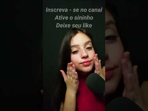 ASMR SONS NO MEU ROSTO - Luiza Aro #shorts