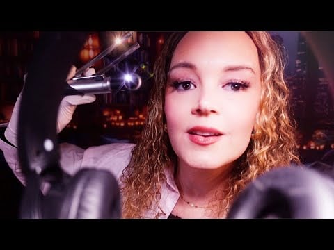ASMR Detailed Ear Doctor Exam 🩺Binaural Medical Roleplay for Sleep