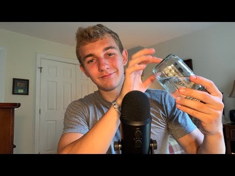 Asmr setting and breaking the pattern [with background rain sounds]