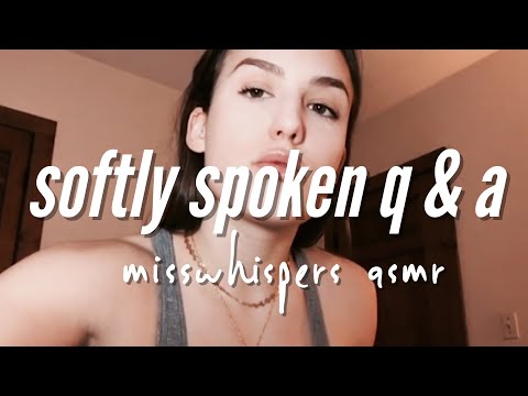 Soft Spoken Ramble, Q&A and reading // ASMR