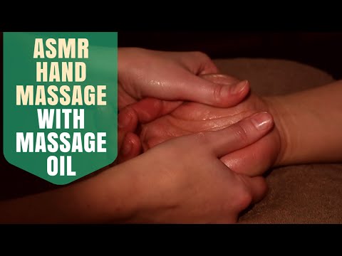 Hand Massage With Oil and Rain Sounds ~ Sleep Relaxing ASMR No Talking