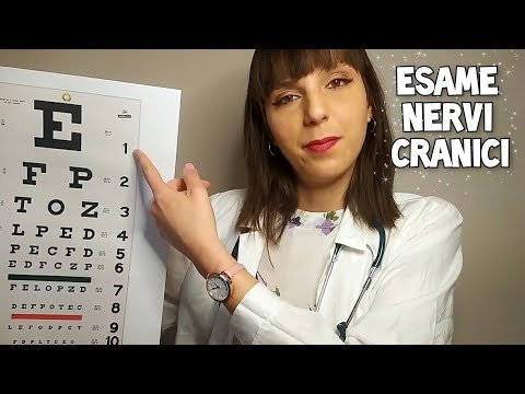 (ASMR) L'esame dei NERVI CRANICI 🩺👩🏻‍⚕️che ti farà ADDORMENTARE 😴 Ti SFIDO a non dormire-SOFT SPOKEN