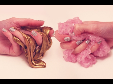 Weirdly Satisfying Liquid Gold and Crunchy Slime (ASMR crunching, squishing, minimal talking)