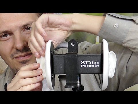 ★ 3Dio Free Space Pro Pure Binaural Ears Massage ASMR for Sleep.