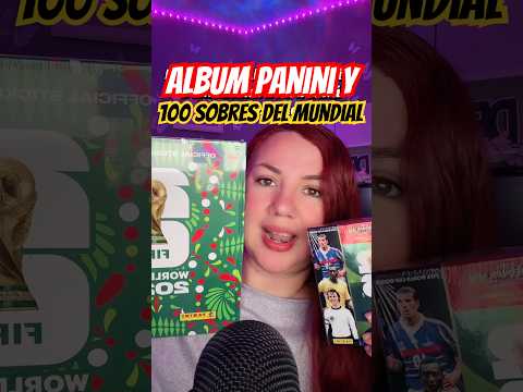 #shorts 100 sobres y Album Panini del Mundial