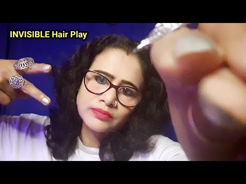ASMR Invisible Hair Play (Cutting + Clipping) 👩‍🦱| Asmr Ghosal | Asmr personal attention