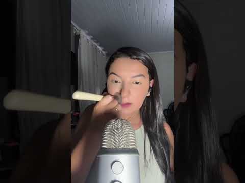 ASMR: SE MAQUIANDO COMIGO ATÉ VOCÊ DORMIR