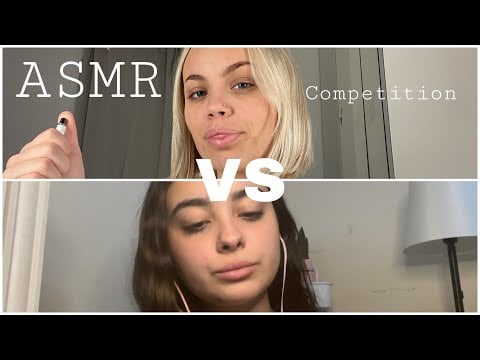 ASMR Trigger Competition With @ginaasmr1