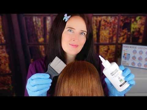 School Nurse: Head Injury & Scalp Check | Unexpected Lice Treatment (Whispered)