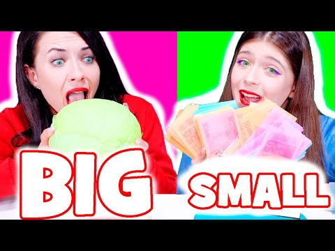 ASMR Mukbang Food Challenge Big VS Small