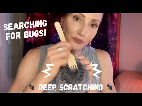 🐜 BUG Searching and Plucking 🐜 Deep Penetrating Head Scratching ✨ Tingly ✨ NO Talking ASMR 🤫