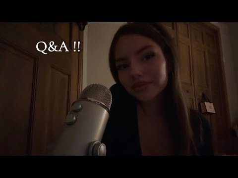 Asmr Q&A answering your questions :) | Asmr respondendo suas perguntas 