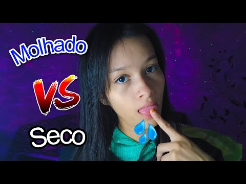 SONS DE MOLHADOS VS SECOS 💦👄 TESOURA INVISÍVEL& SPIT PAINT