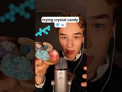 ASMR Trying Crystal Candy🔮🍬 #asmr #asmreating #asmrsounds #asmrfood #asmrcommunity #asmrvideo #relax