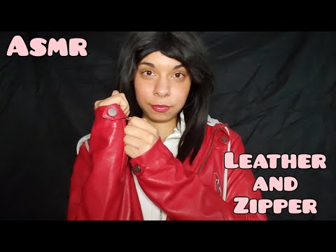 ASMR ◇ Fast and aggressive leather/zipper sounds 💫