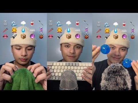makakatulog ka sa loob ng 5 minuto 💤 #asmr #emojichallenge #asmrvideo #markasmrofficial