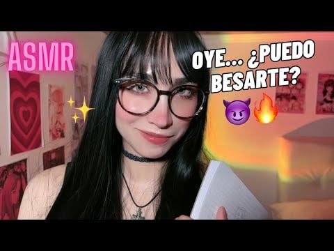ASMR 😳 Chica tímida intenta besarte… 💕👉👈 Roleplay