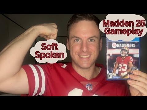 Soft-Spoken ASMR Madden 25 Franchise Mode | San Francisco 49ers Gameplay 🎮💤