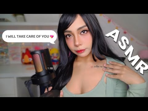 ASMR NAMORADA CARINHOSA CUIDANDO DE VOCÊ, GIRLFRIEND ROLEPLAY ✨️WITH SUBTITLES✨️