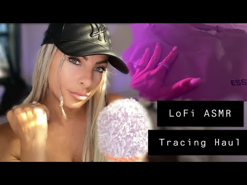ASMR LOFI “Old School” Style ASMR Tracing Show & Tell Haul (Whisper)