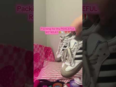 ASMR Packing for my PEACEFUL RETREAT 🩷🩷🩷🩷🩷 #asmr #relax #triggersforsleep #tingles #youtube