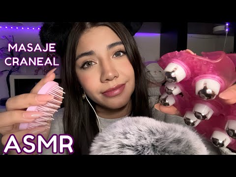 ASMR ESPAÑOL / MASAJE CRANEAL muy RELAJANTE + TE QUITO tus PIOJITOS + Recupera TUS COSQUILLAS