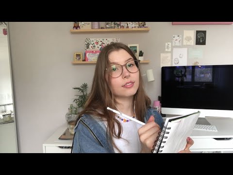 ASMR sketching you ✧ roleplay (german/deutsch) | emily asmr