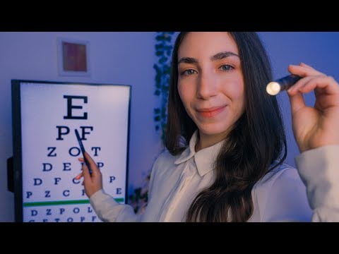 ASMR Extremely Detailed Eye Exam & Micro-Extraction 👁️🔬( The Night Clinic )